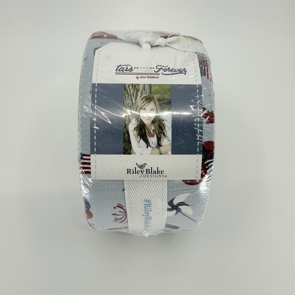 Stars And Stripes Forever Jelly Roll, Riley Blake Designs, New, Lori Whitlock